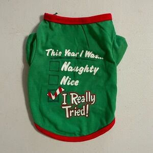 Dog Shirt: Christmas Pullover, XS